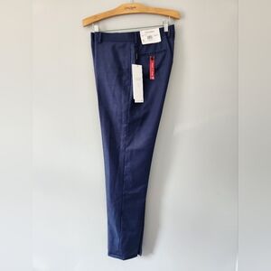 NWT Calvin Klein 34x34 Men’s ‘Jerome’ modern slimfit blue flat-front dress pants